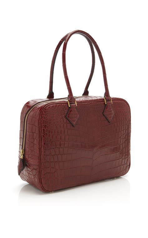 hermes crocodile plume bag